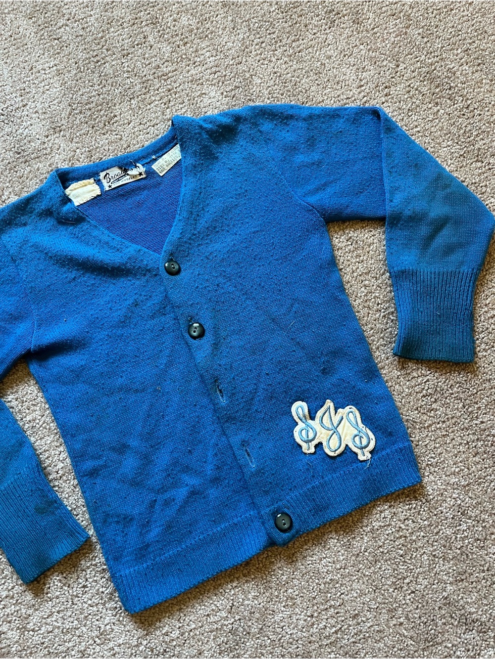 VTG 70’s St. James Episcopal School Cardigan Sweater - Picture 4 of 8